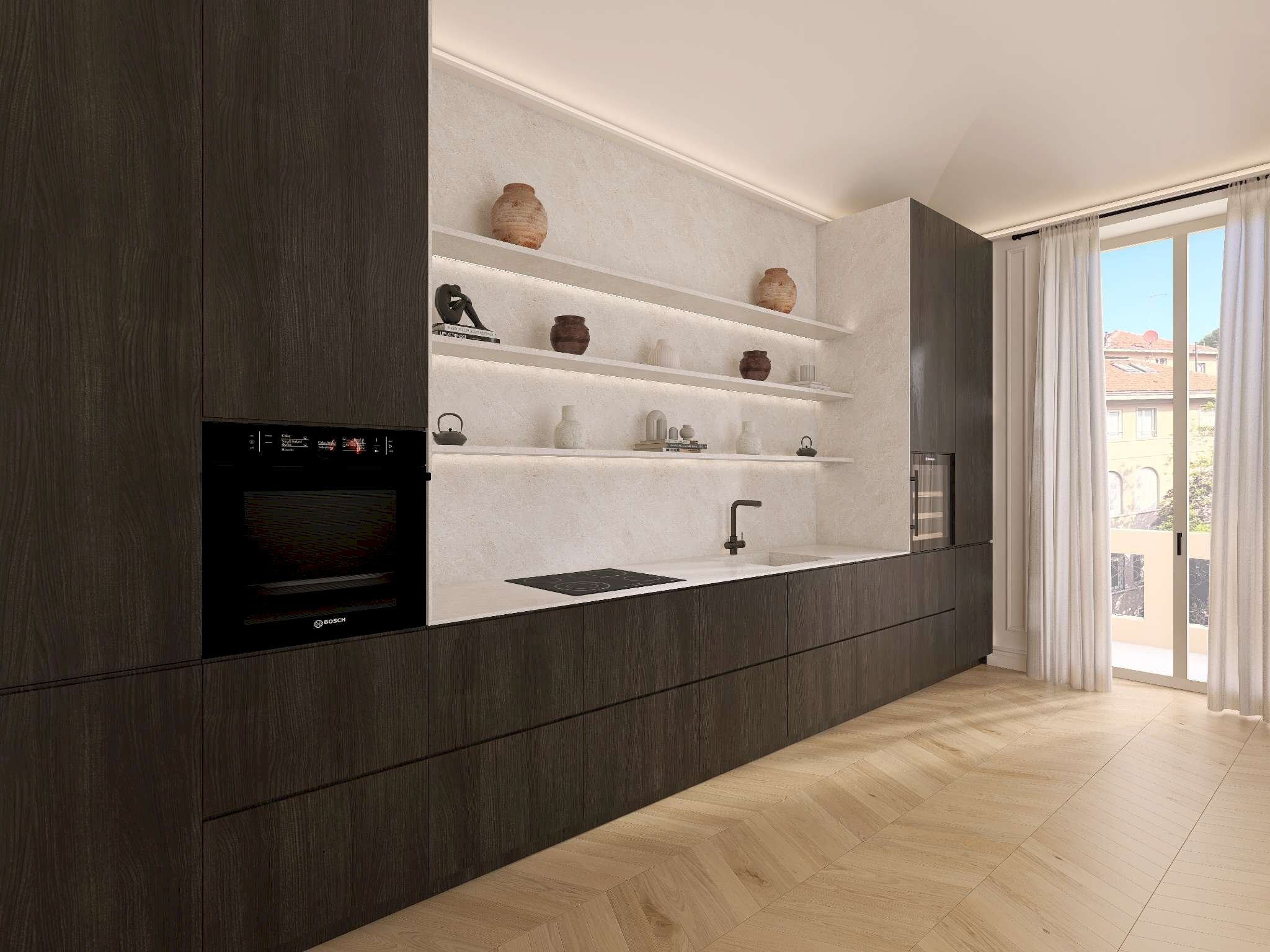 Cucina - Appartamento via SFORZESCA, 3, Torino (zona Crimea) - foto 2