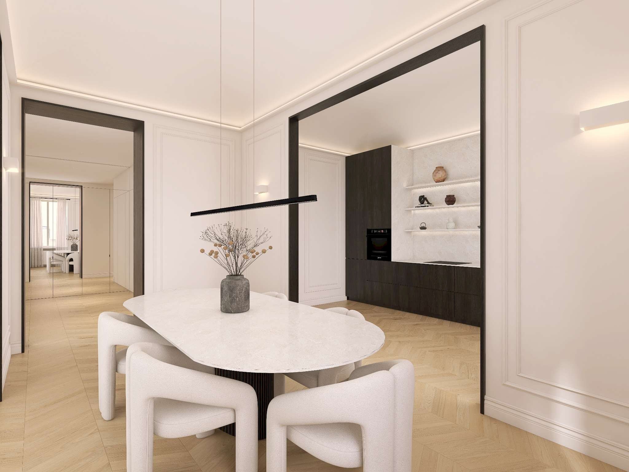 Sala da pranzo - Appartamento via SFORZESCA, 3, Torino (zona Crimea) - foto 3