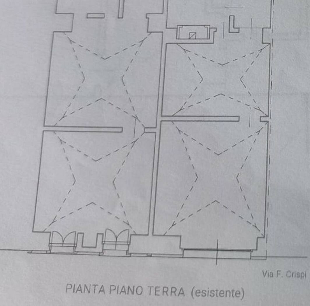 Four-room apartment via F. Crispi 108, Taurisano - floor plans 1