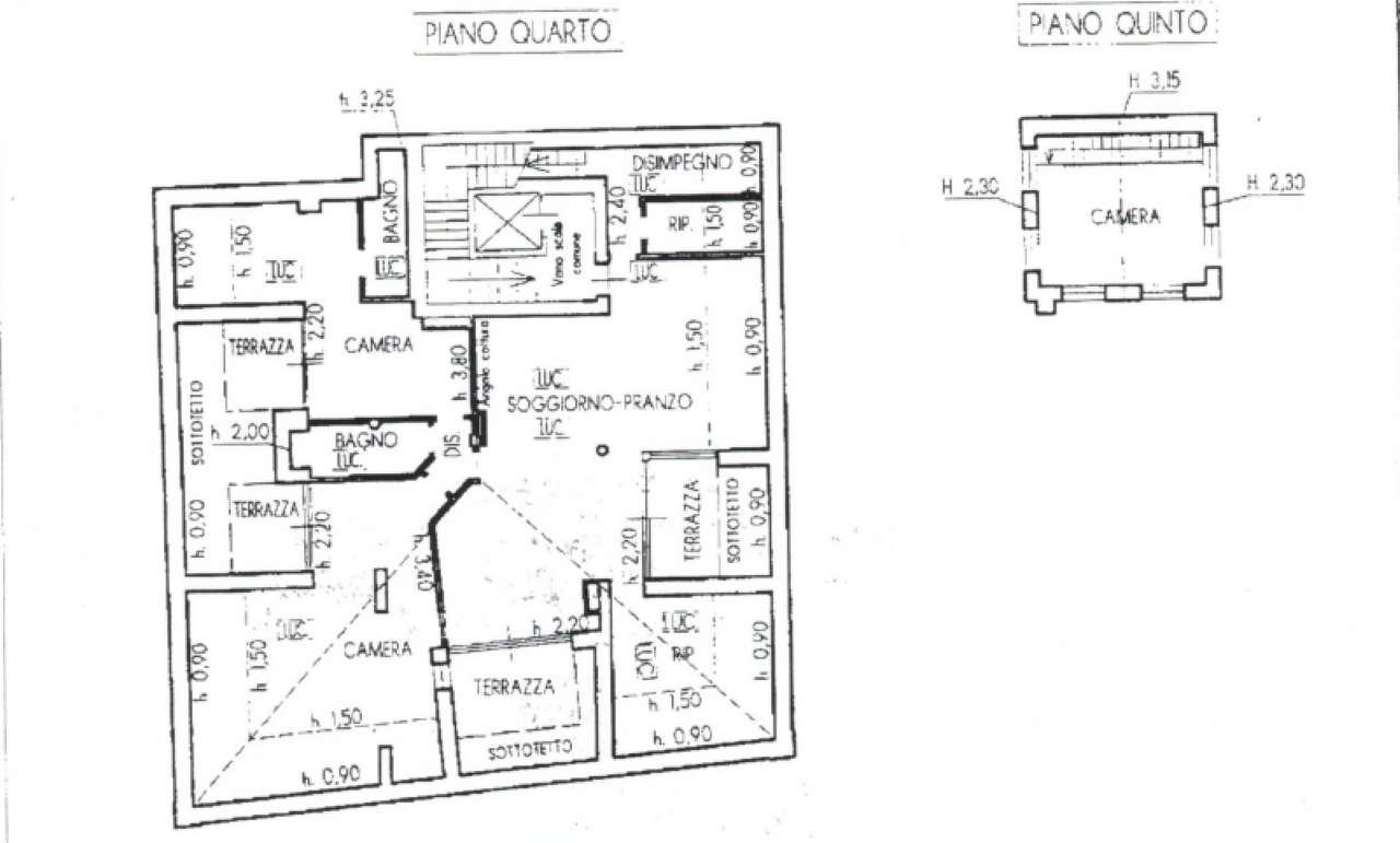 planimetria - Quadrilocale via via Cavour, Castel San Pietro Terme - planimetria 1