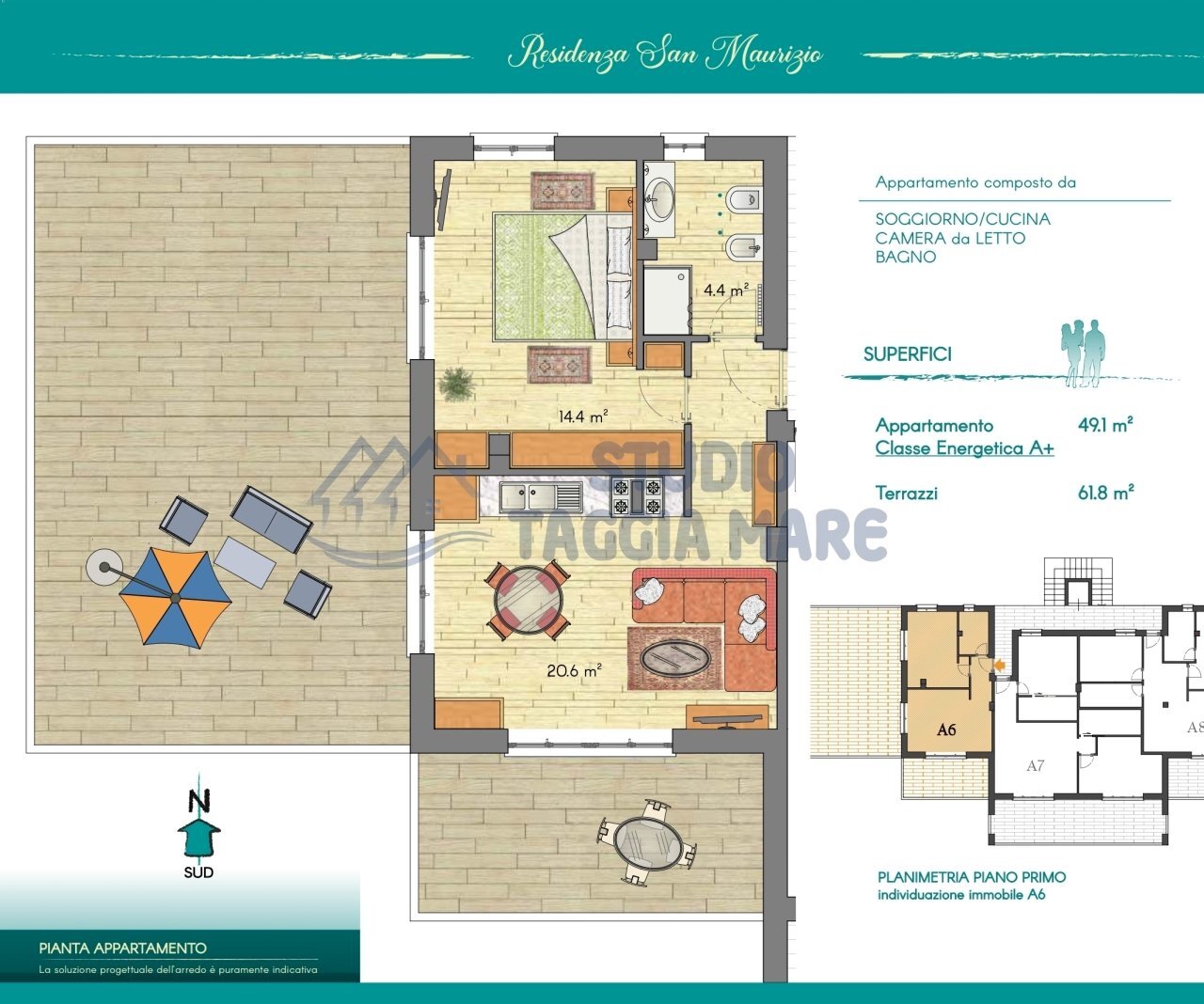 2 LOCALI - 380 - VIA SAN MAURIZIO - COVA - 1 PIANO - Two-room apartment Via Allavena, Riva Ligure - photo 1