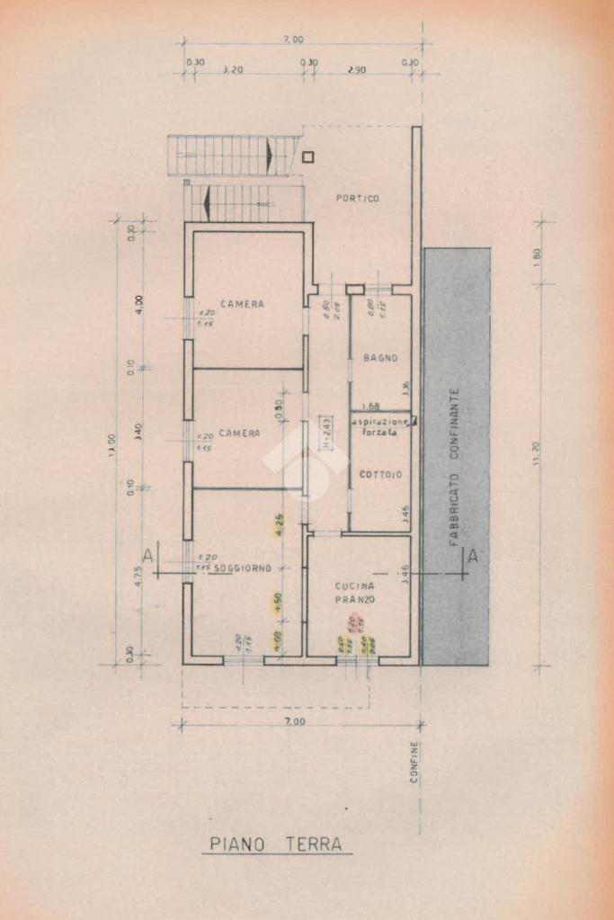 Trilocale Via Semprini, Cesenatico - planimetria 1