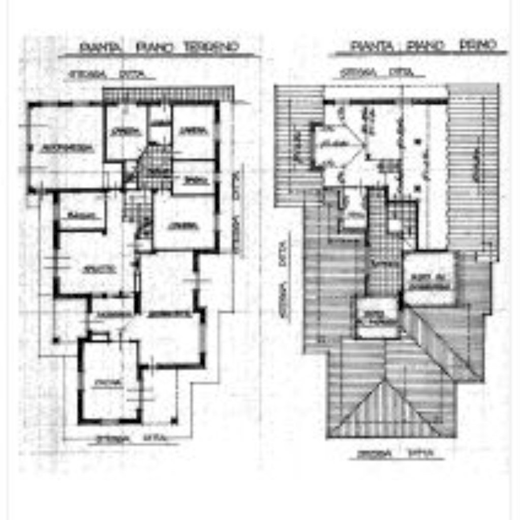 Villa Via Francesco Villanis, 50, Bernezzo - planimetria 1