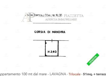 Planimetria - Trilocale Lavagna - foto 17
