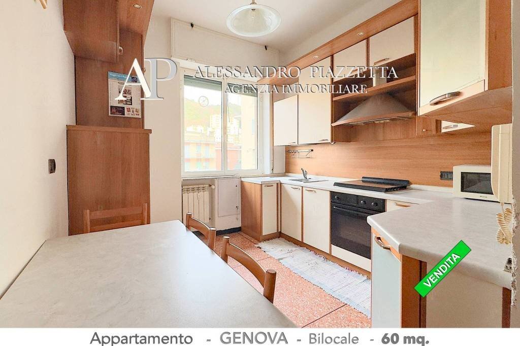 Cucina - Appartamento via Giulio Tanini, Genova (zona Borgoratti) - foto 1
