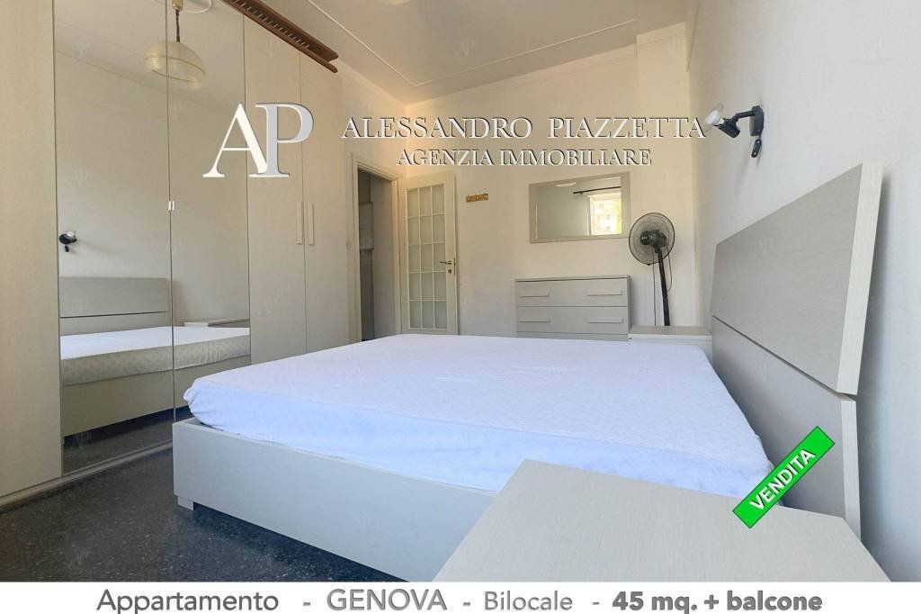 Camera da letto - Two-room apartment Genova (neighborhood Marassi) - photo 2