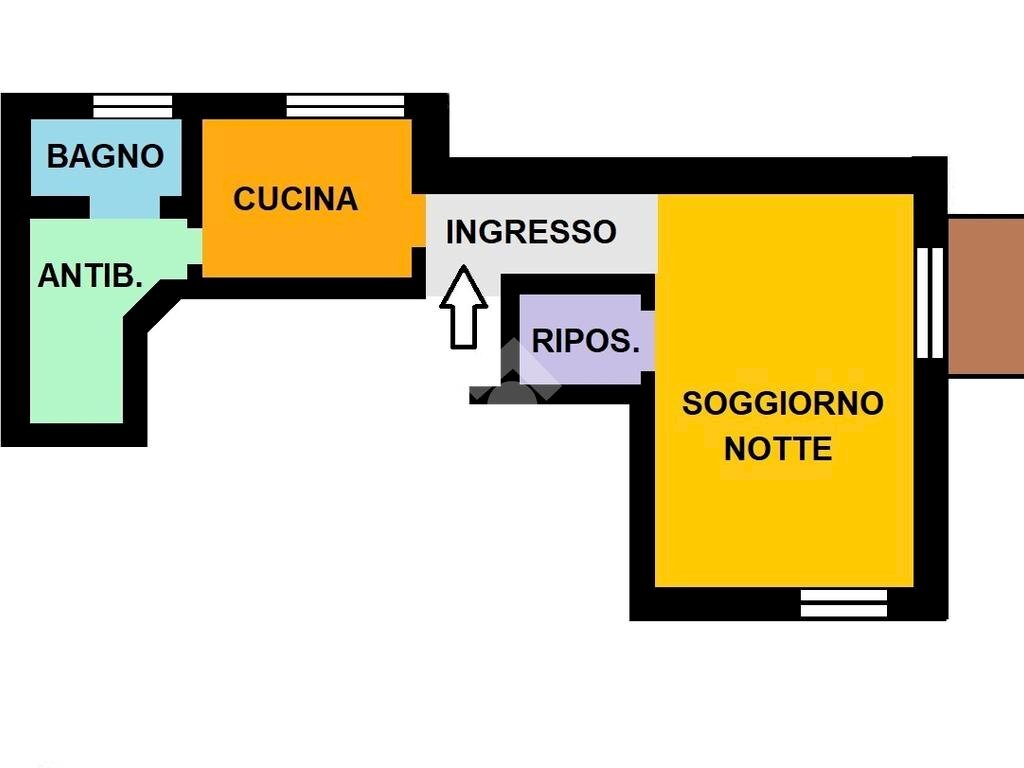 Monolocale Via Cecchi, Milano (zona Washington) - foto 2