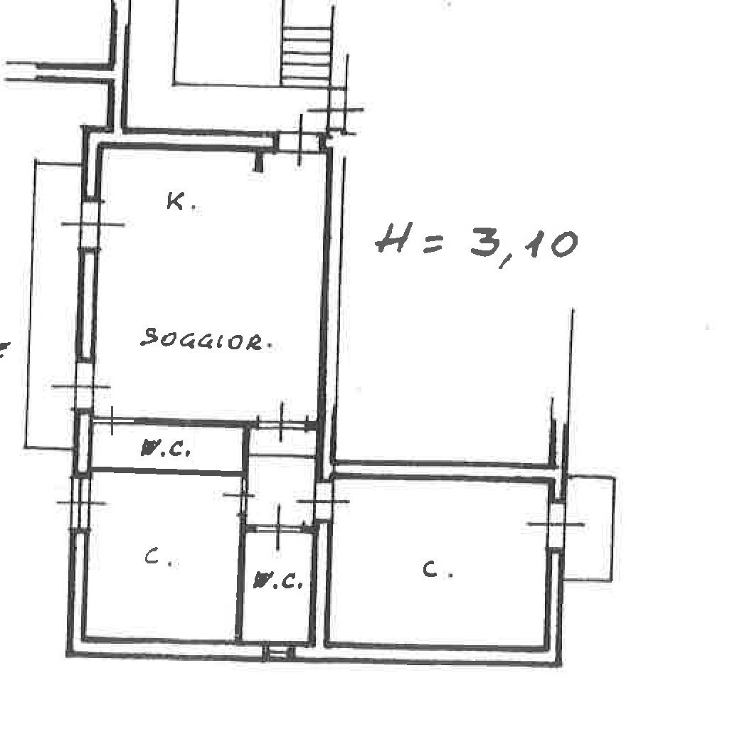 Three-room apartment Piazzale San Giuseppe Artigiano, 9, Foggia - floor plans 1