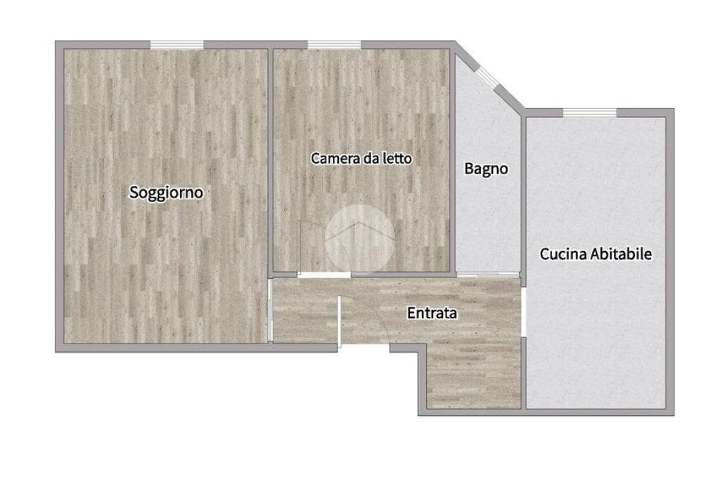 Two-room apartment Viale Carlo Espinasse, Milano (neighborhood Villapizzone) - floor plans 1