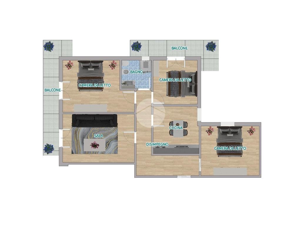 Apartment Via Privata Ernesto carli, Imperia - floor plans 1