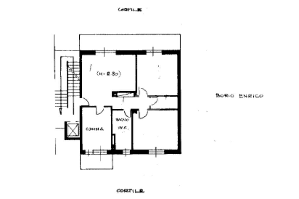 Apartment Via cesare battisti, Cossato - floor plans 1