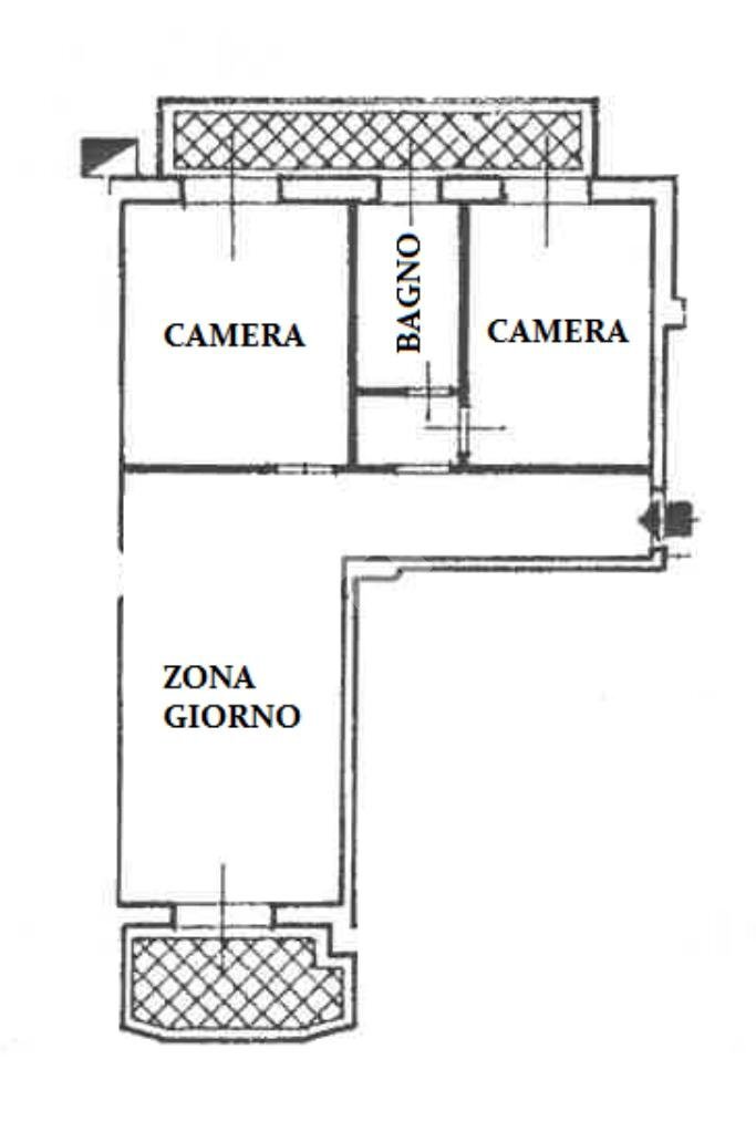 Trilocale Corso Piemonte, Costigliole Saluzzo - planimetria 1