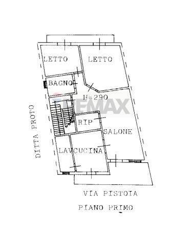 Pianta 2D - Apartment Via Pistoia
 
49, Bronte - floor plans 1