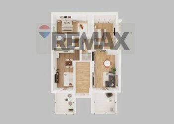 Pianta 3D - Bilocale Via Garibaldi
 
34, Senigallia - foto 11