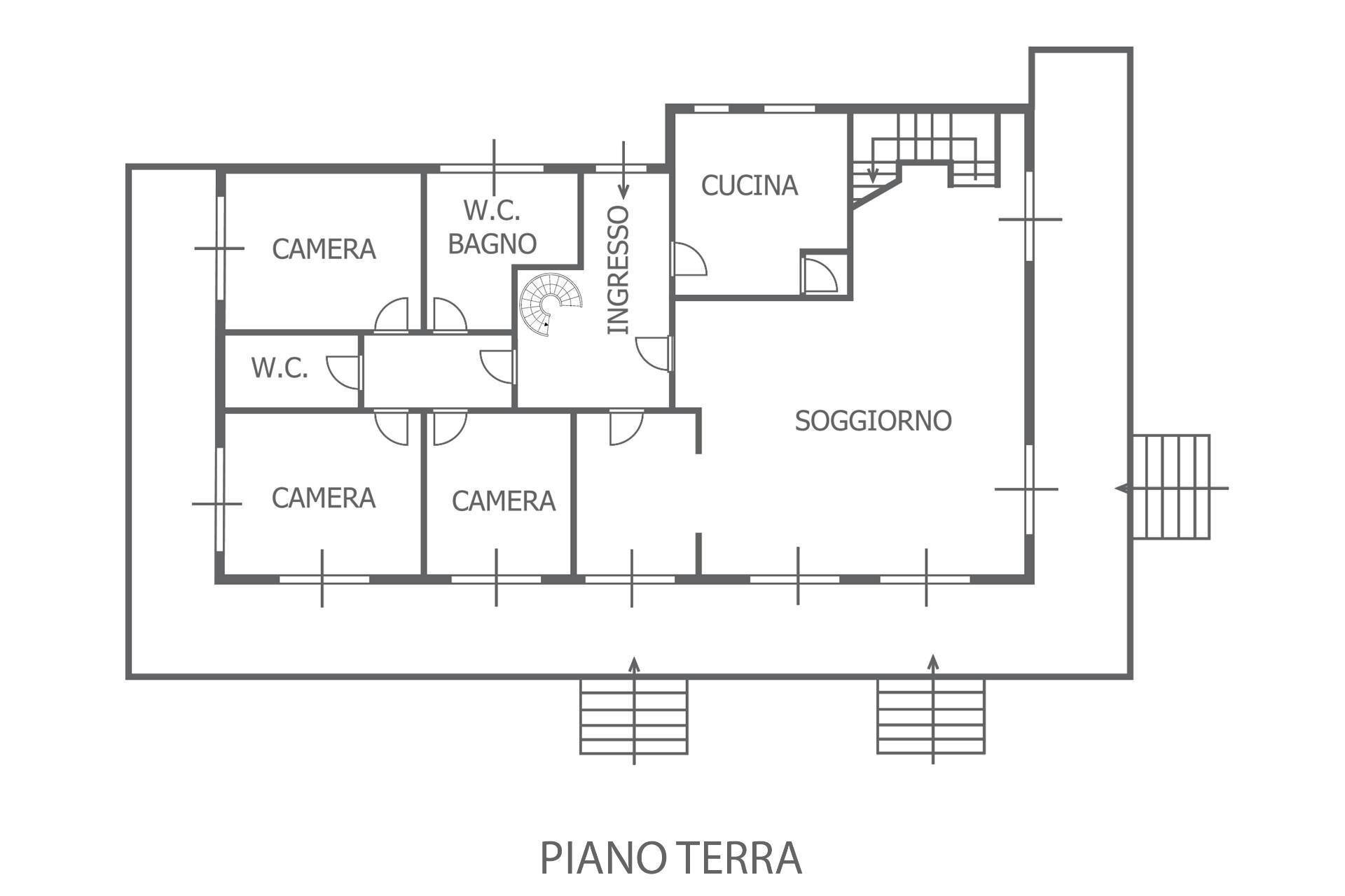 Foto 21 - Villa Str. Panoramica Adriatica
 
222, Pesaro - floor plans 1