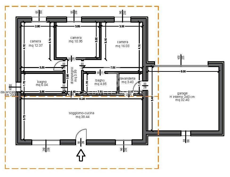 PLANIMETRIA - Villa Via Mezzecolle, Desenzano del Garda - planimetria 1