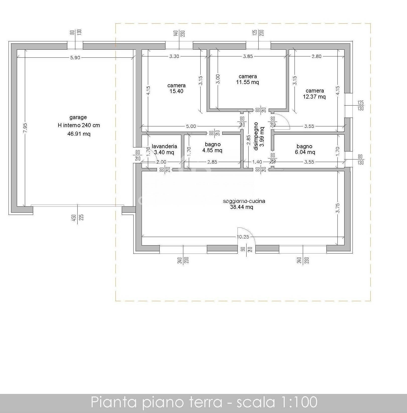 VILLA 2 - Villa via fabia, Castiglione delle Stiviere - floor plans 1