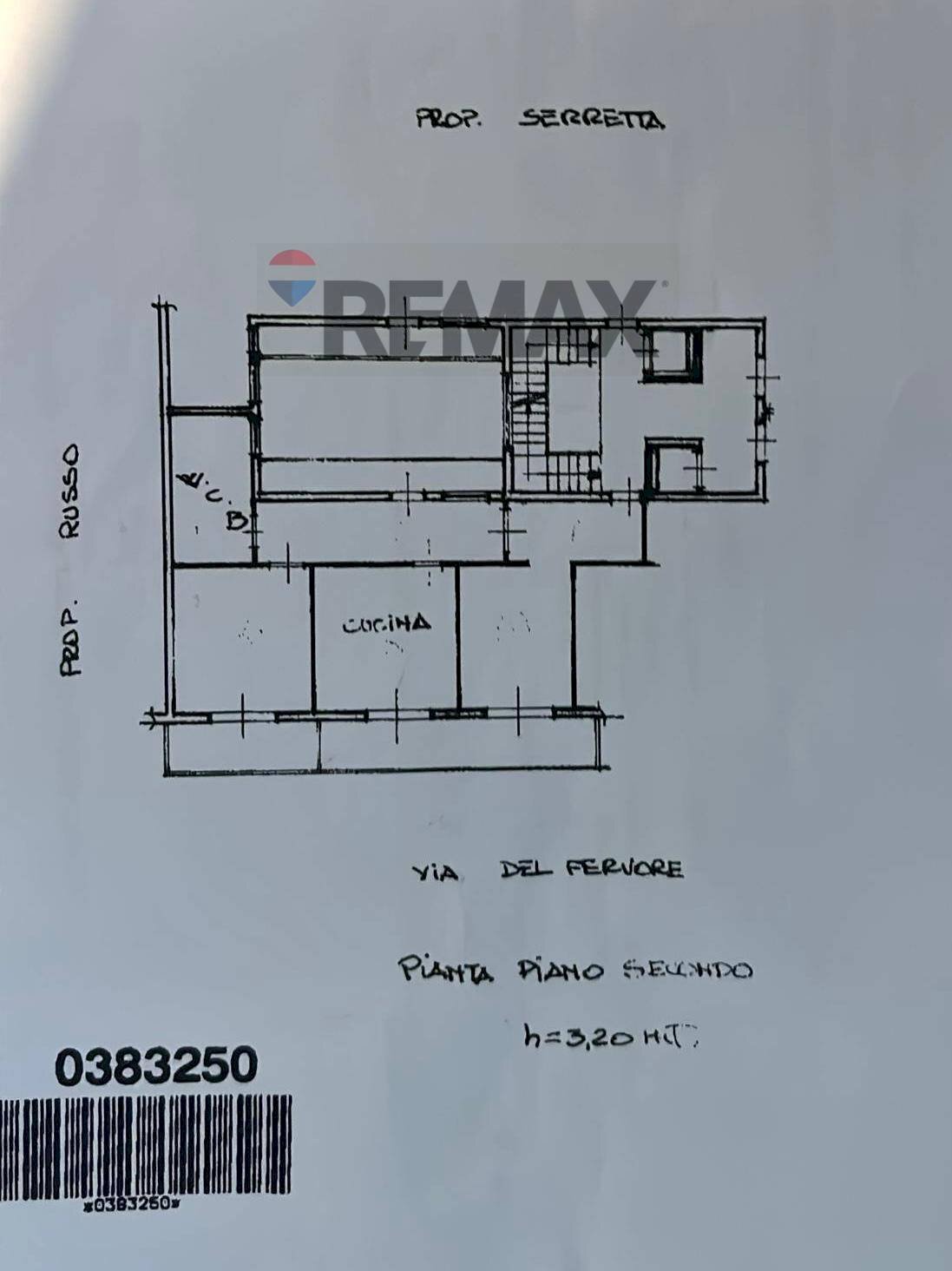 Pianta 2D - Trilocale Via Sammartino
 
22, Palermo - planimetria 1