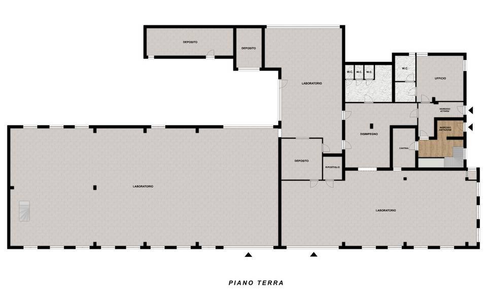 Foto 44 - Laboratory Via del Chiostro
 
21, Gavirate - floor plans 1
