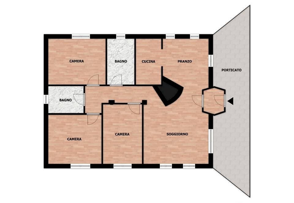 Foto 40 - Villa Via Riviera
 
212, Ispra - floor plans 1