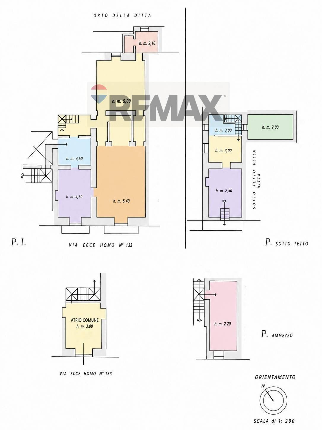 Pianta 2D - Independent house Via Ecce Homo
 
133, Ragusa - floor plans 1