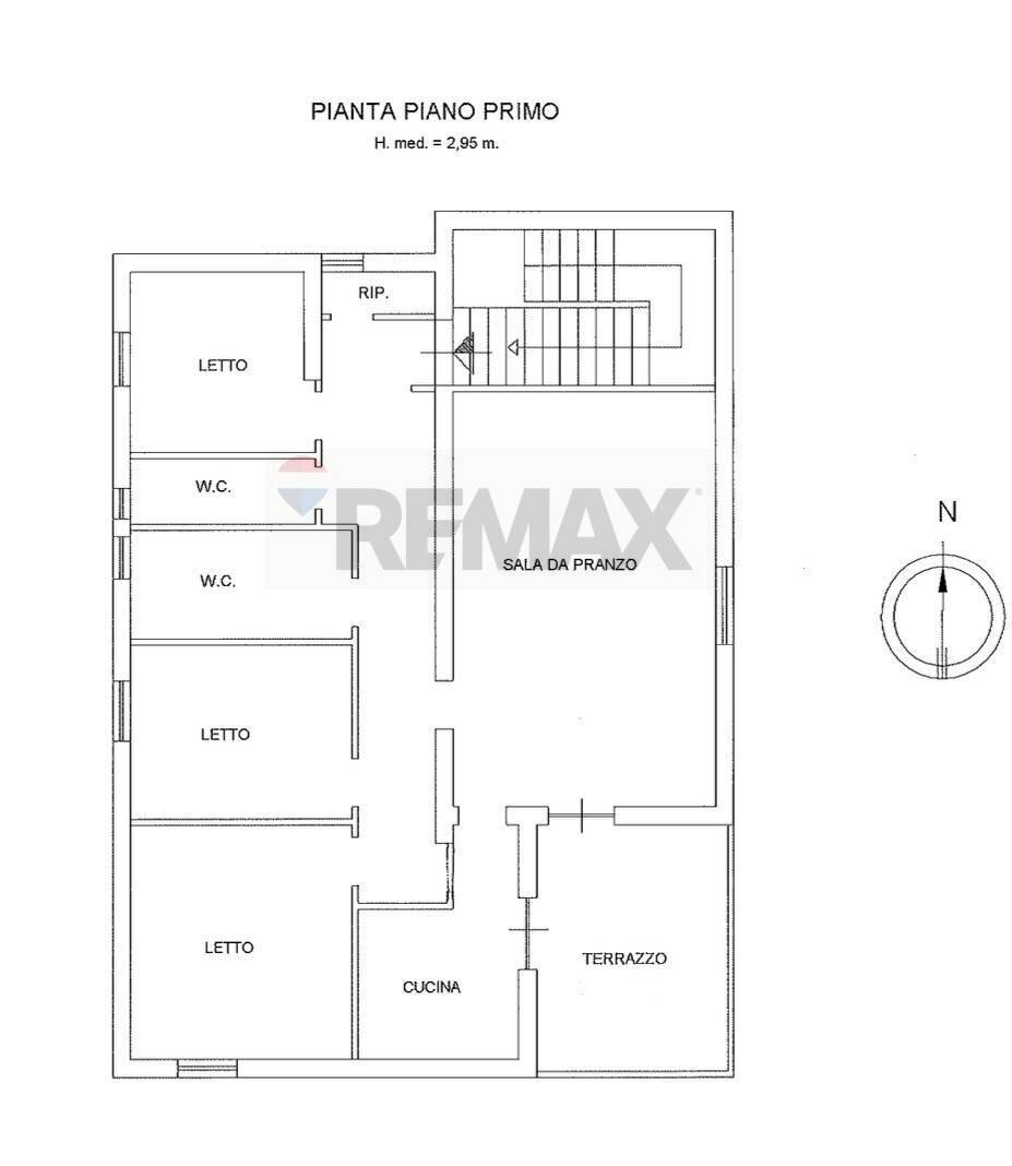 Pianta 2D - Four-room apartment Via dei Canarini
 
1 A, Aprilia - floor plans 1