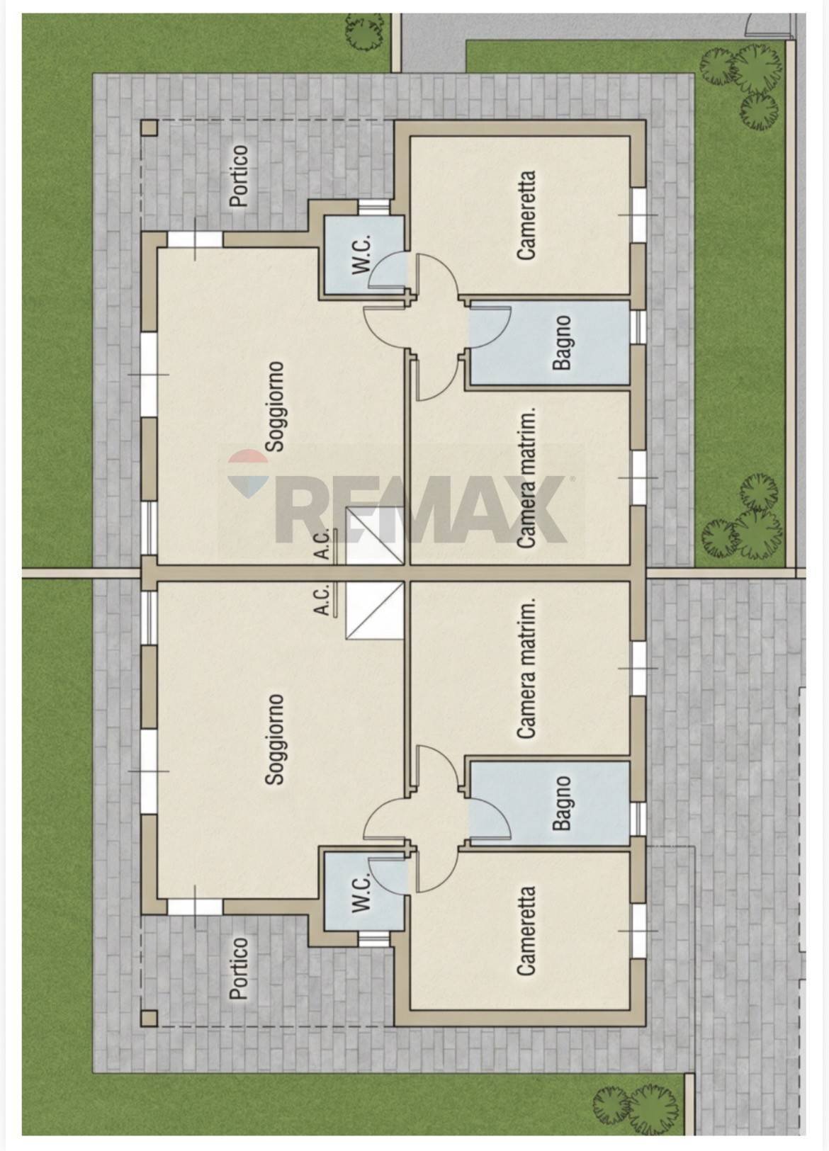 Pianta 2D - Casa semi indipendente Via Guardapasso
 
1, Aprilia - planimetria 1