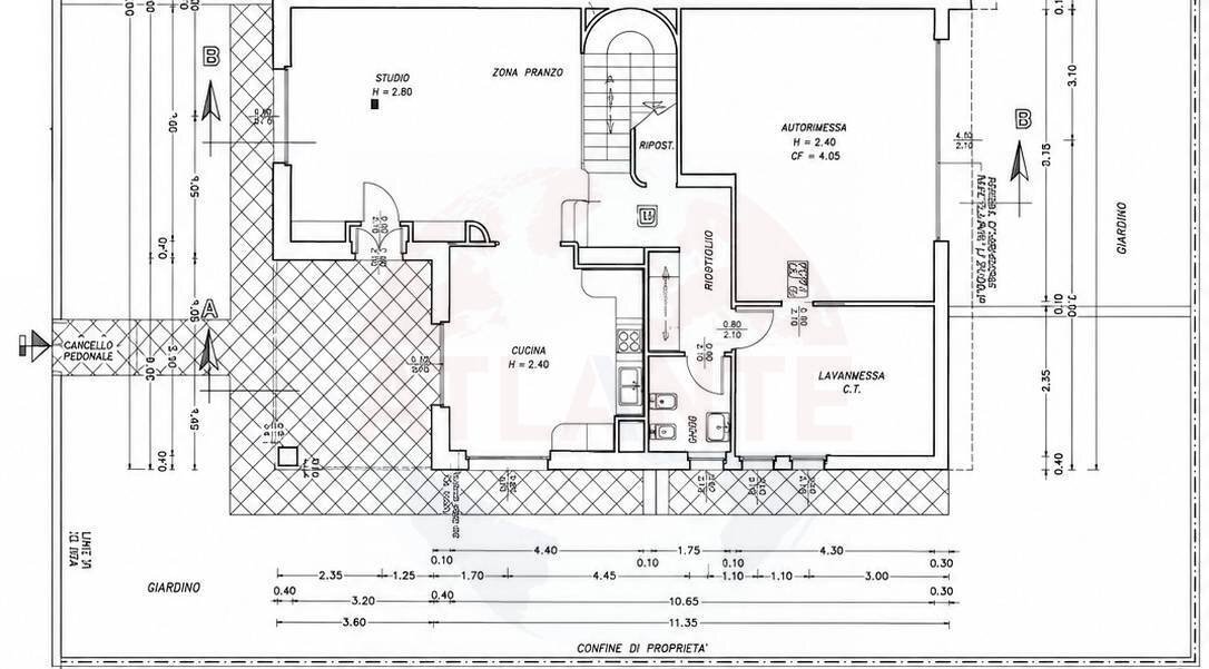 Foto 39 - Semi-detached house via Martin Luther King
 
34, Rovato - floor plans 1