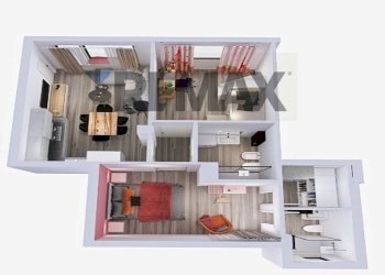 Pianta 3D - Three-room apartment via torino
 
99, Settimo Torinese - photo 8