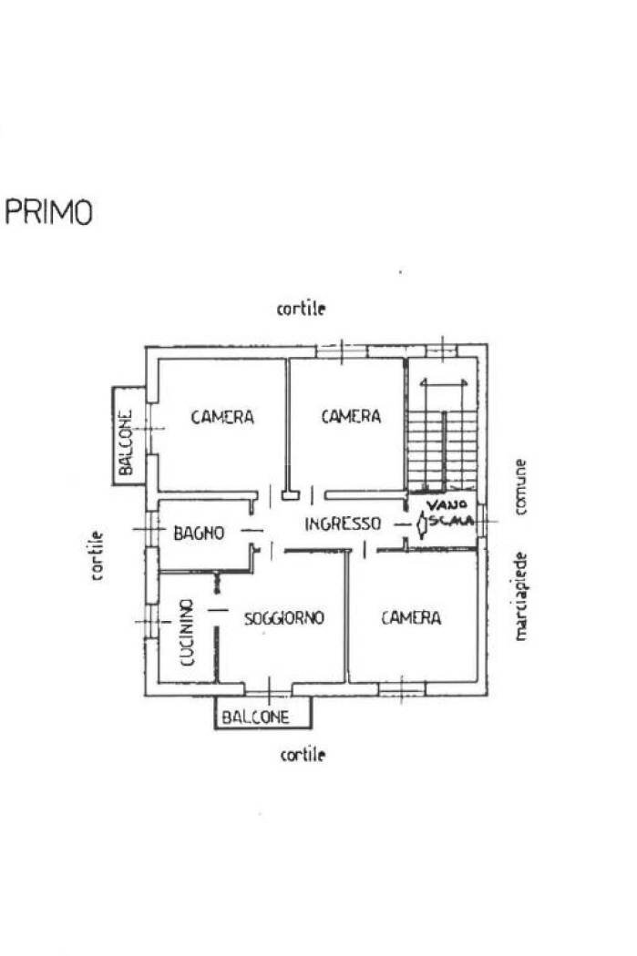 Four-room apartment via Giovanni Giolitti, 2, Chieri - floor plans 1