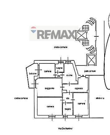 Pianta 2D - Four-room apartment Via Emilio De Martino
 
1, Milano - floor plans 1