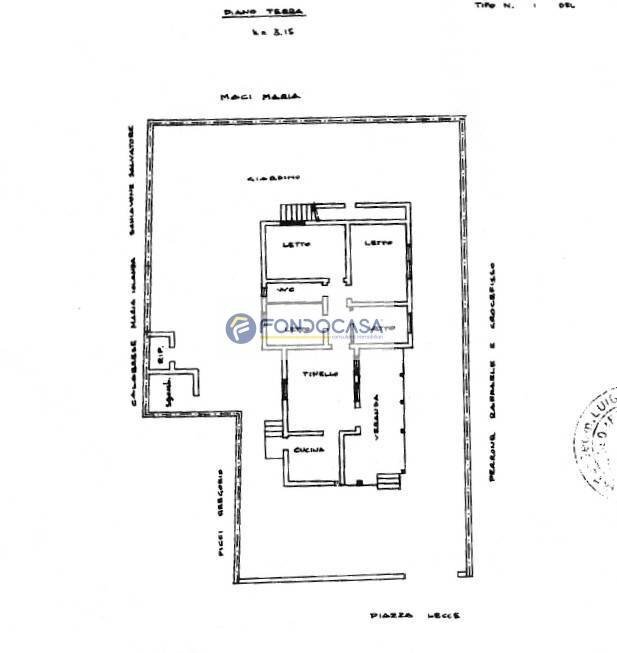Foto 31 - Independent house via Dell'Aringa, Squinzano - floor plans 1
