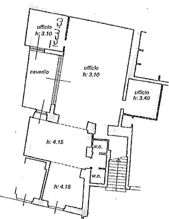 Office piazza Pontida, 7, Bergamo - floor plans 1