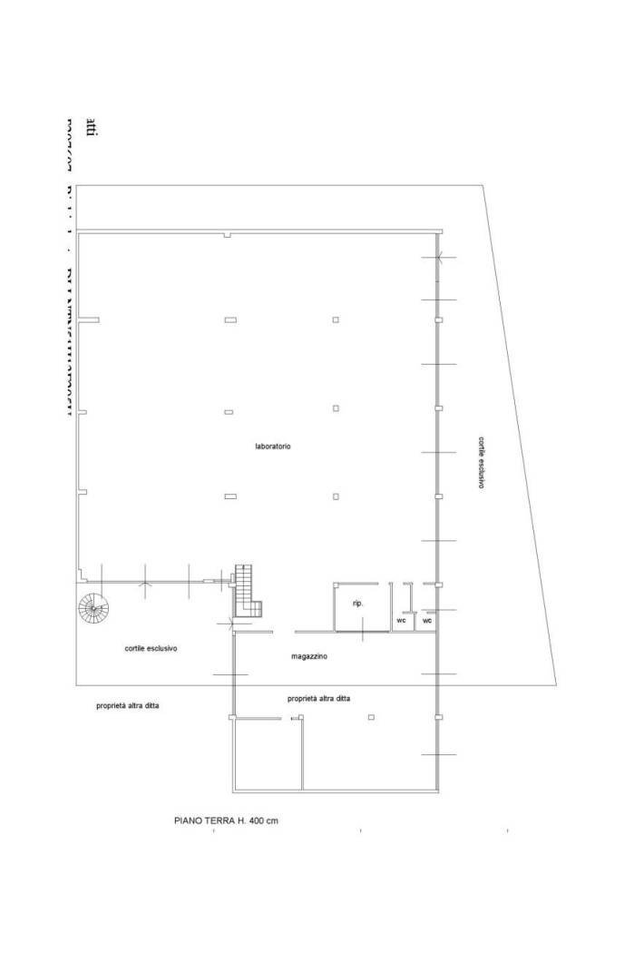 Magazzino via Cepino, 7, Sant'Omobono Terme - planimetria 1