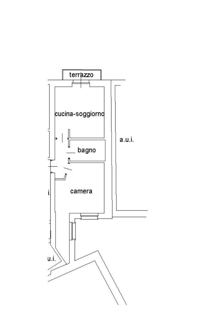 Bilocale via San Francesco d'Assisi, 4, Bergamo - planimetria 1