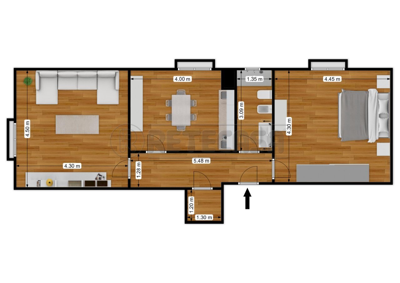 176206387_via_padova_first_floor_first_design_c_20 - Two-room apartment Via Giorgio Amendola 71, Bisceglie - floor plans 1