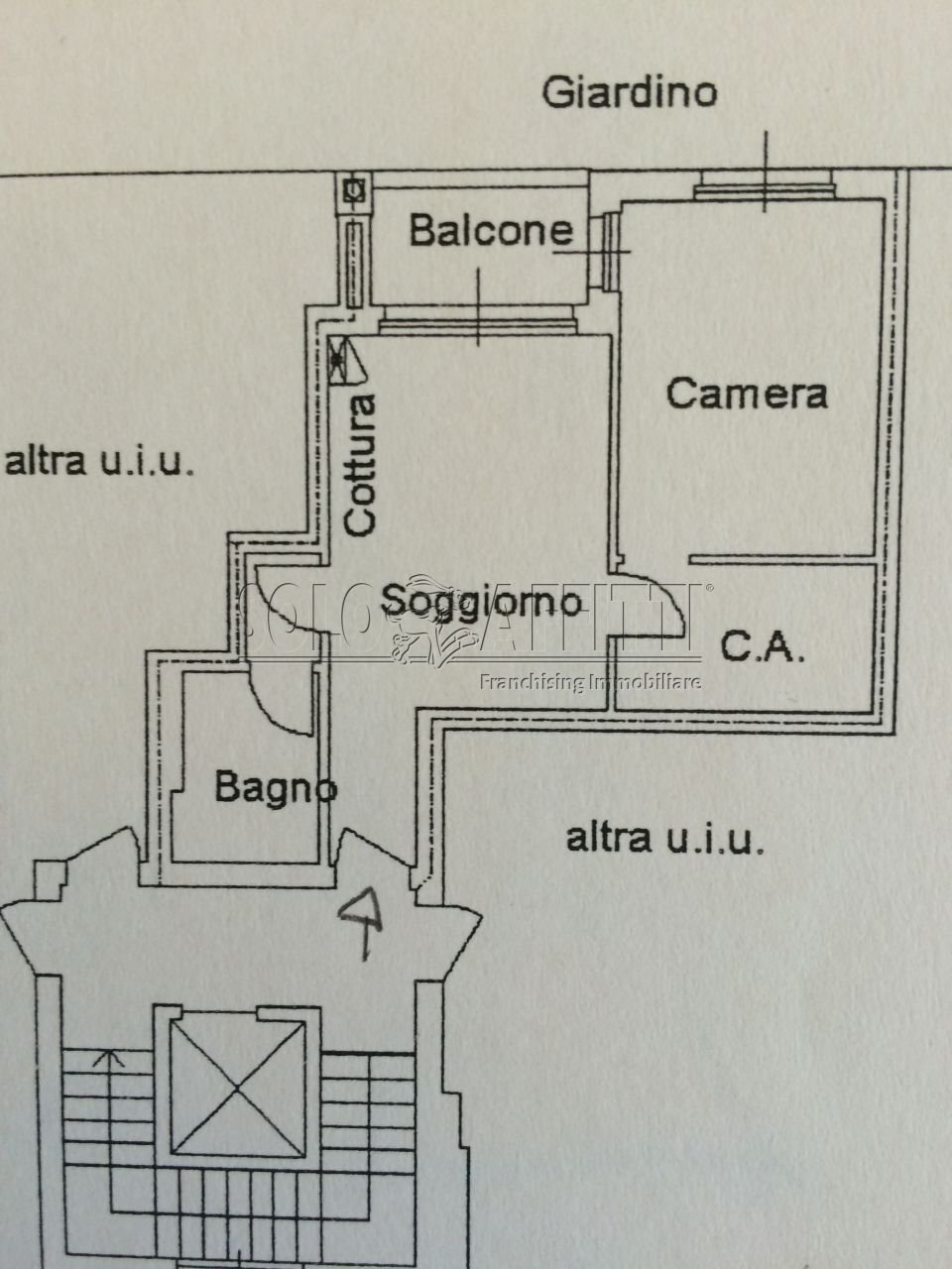 planimetria - Two-room apartment Via Lissoni 3, Desio - floor plans 1