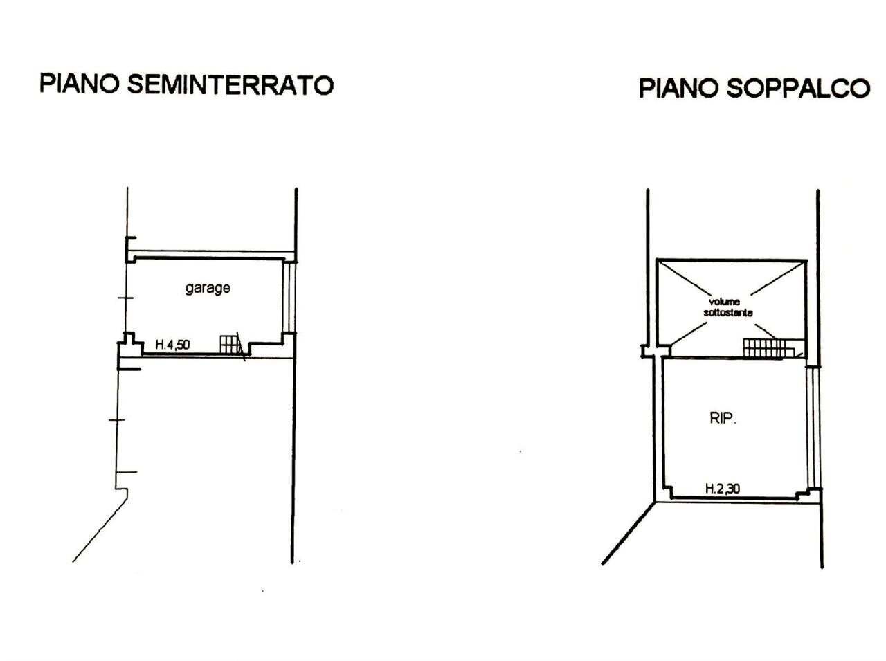 Planimetria pubblicità.jpg - Box Via Luigi Bertelli Vamba, Firenze - floor plans 1