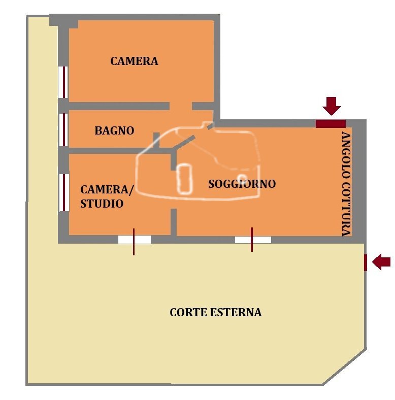 PLANIMETRIA.jpg - Trilocale Via Marinella 31, Sanremo - planimetria 1