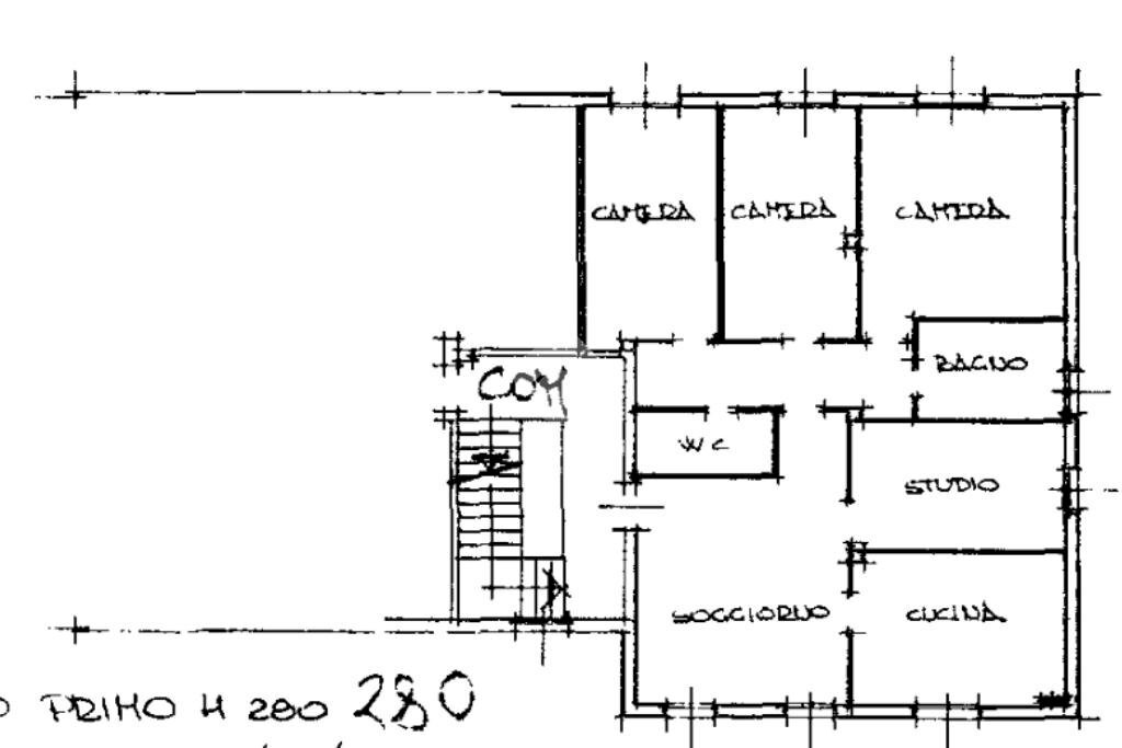 Apartment Via Valli, Calderara di Reno - floor plans 1
