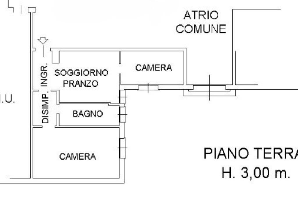 Trilocale Via don filippo ercolani, Casalecchio di Reno - planimetria 1