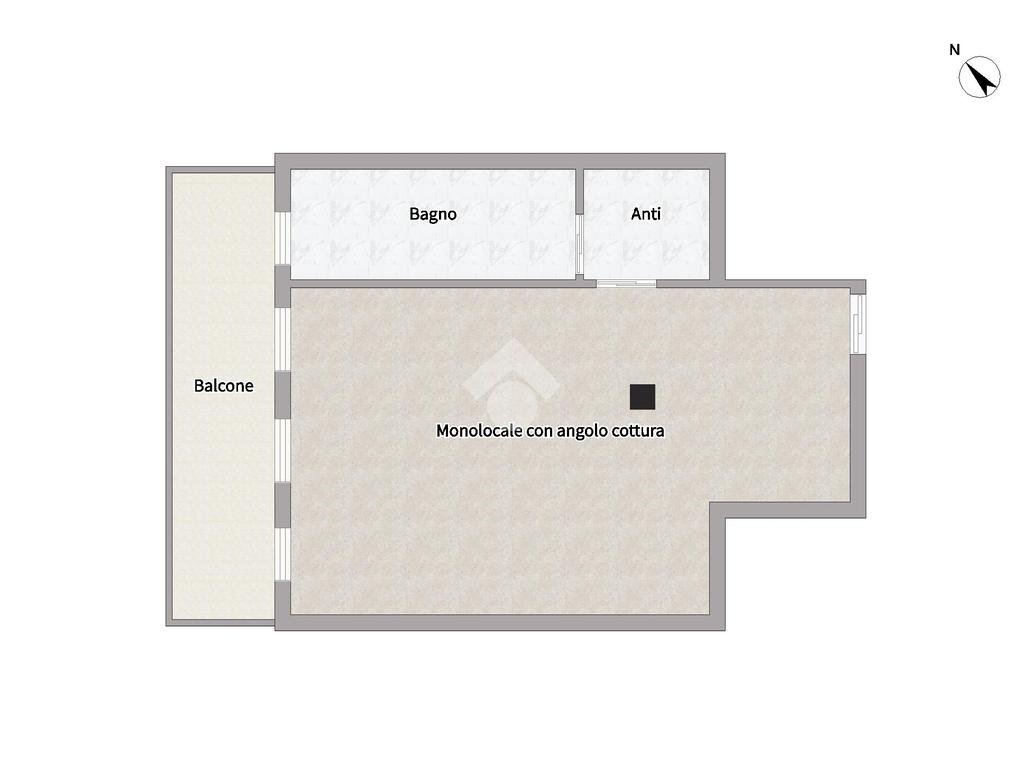 Monolocale Via Corletta, Cotignola - planimetria 1
