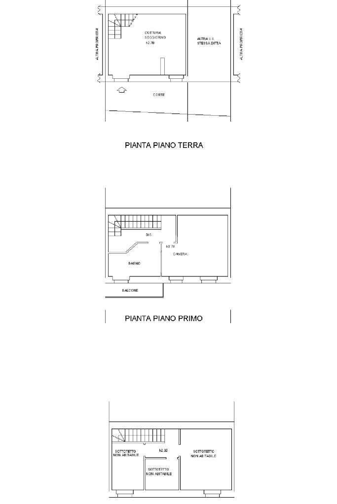 Rustic Via Giacomo Matteotti, Cerano - floor plans 1