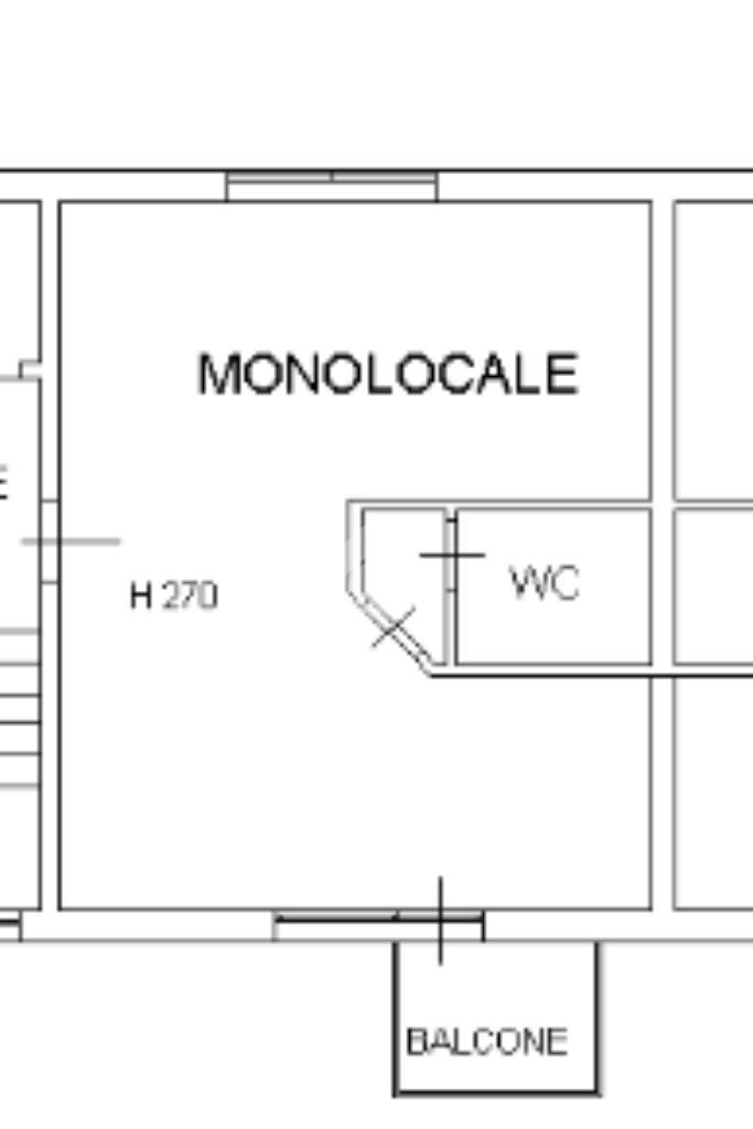 Two-room apartment Via Strela, Parma (neighborhood Pablo) - floor plans 1