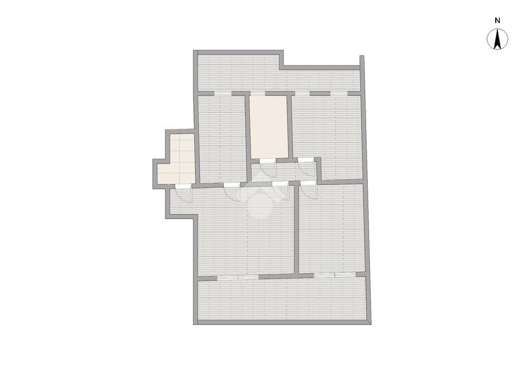Three-room apartment Via Monte Rosa, Cerro Maggiore - floor plans 1
