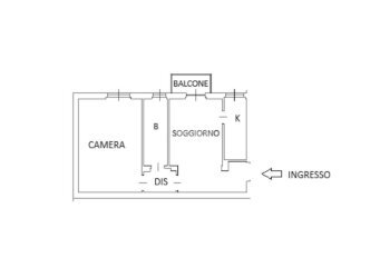 Two-room apartment Via Padulli, Milano (neighborhood Bande Nere) - photo 21