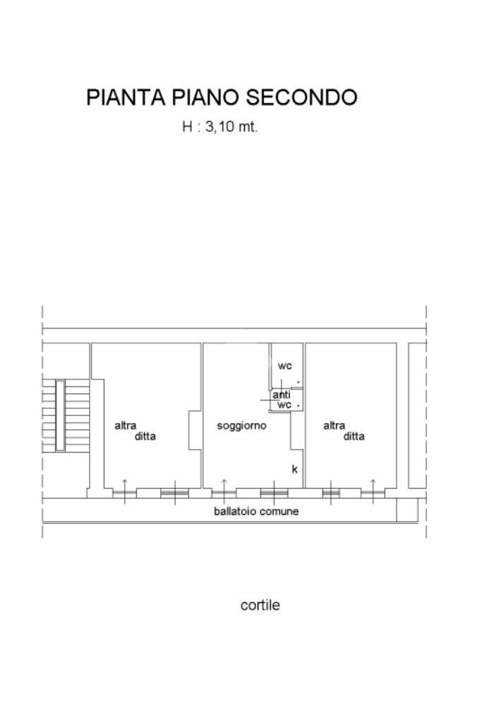 Monolocale Via San Francesco Da Paola, Torino (zona Centro) - planimetria 1