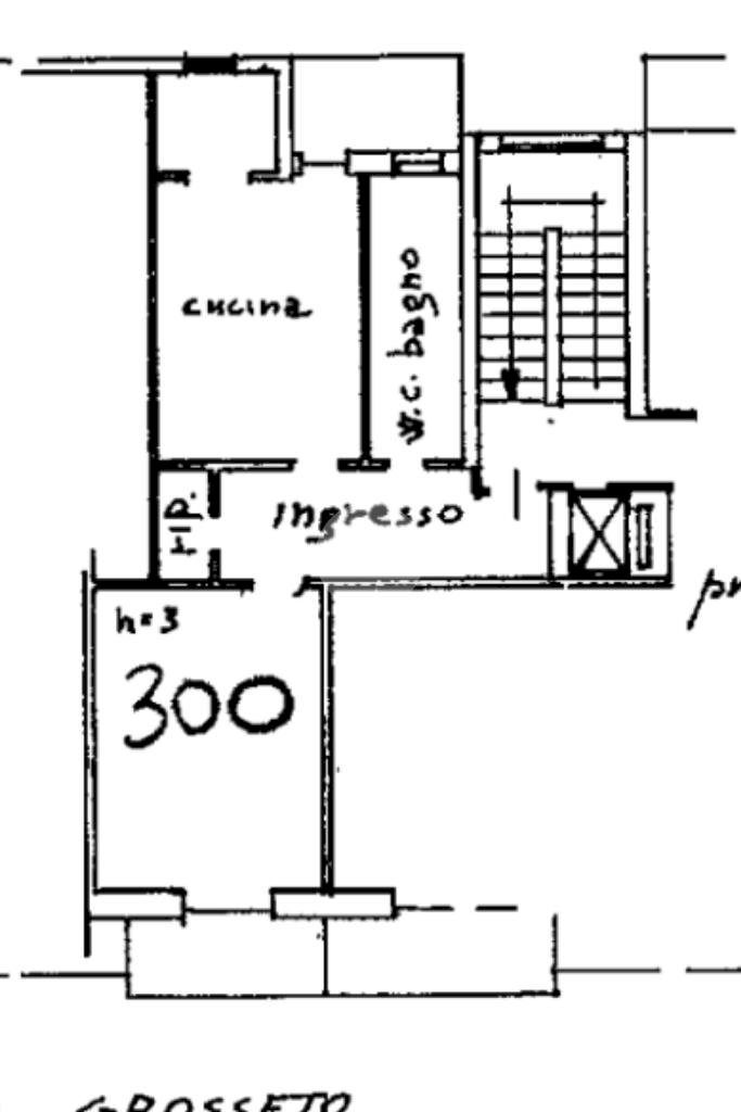 Bilocale Corso Grosseto, Torino (zona Madonna Campagna) - planimetria 1