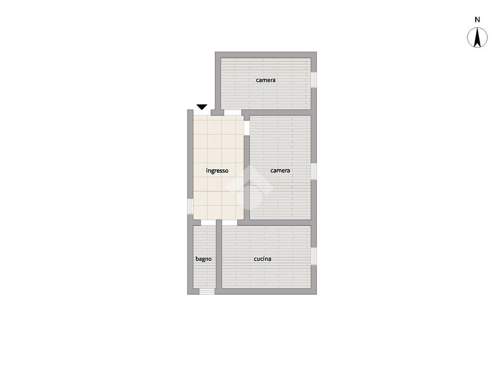 Quadrilocale Via Pietro Balestrazzi, Genova (zona Oregina) - planimetria 1