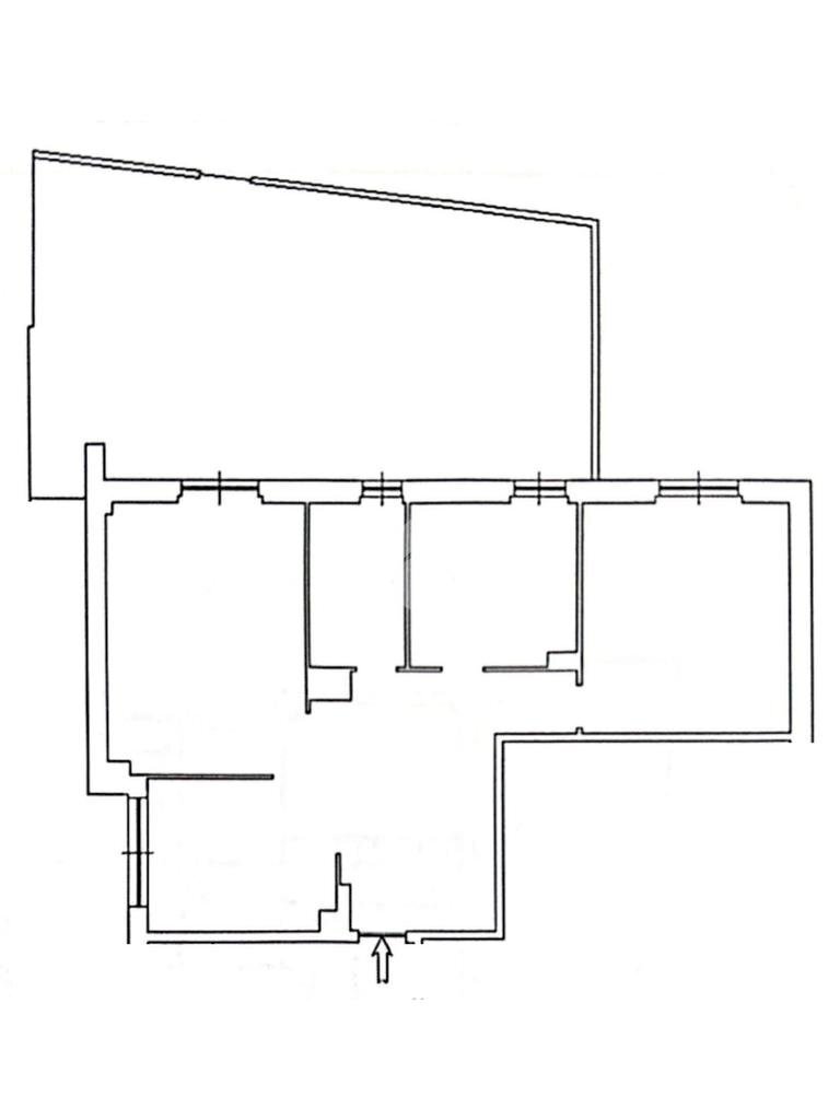Four-room apartment Via Tortona, Genova (neighborhood Marassi) - floor plans 1